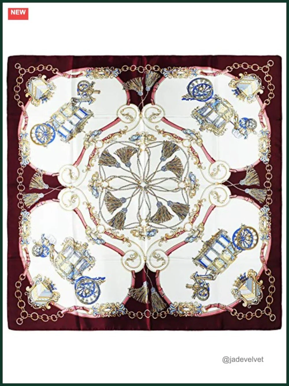 Satin Head Scarf for Women Silk Like Hair Wrap, Square Bandana, 35 x 35 in